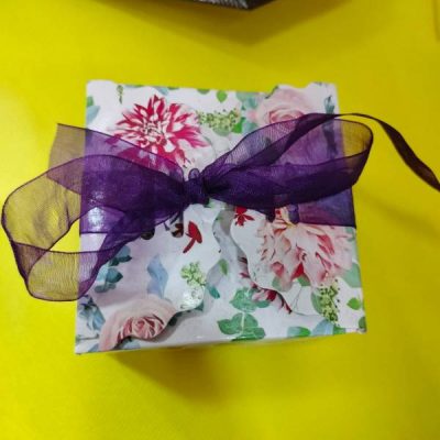 Flower texture gift box | Rich Cake and Chocolate Box