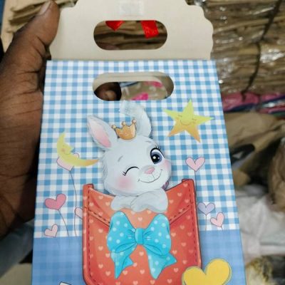 Paper return gift box cover variant 4